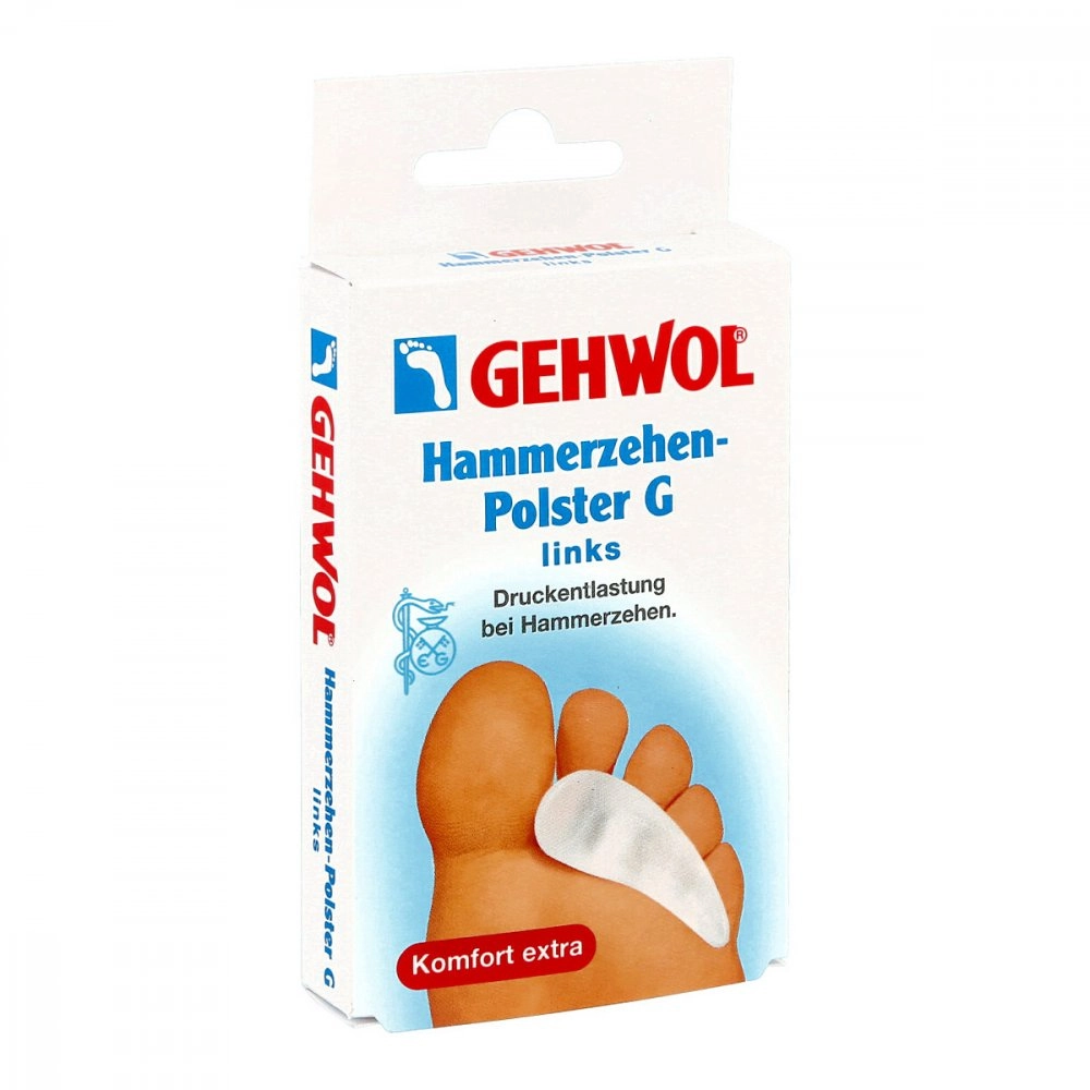 Gehwol Polymer Gel Hammerzehenpolster G links