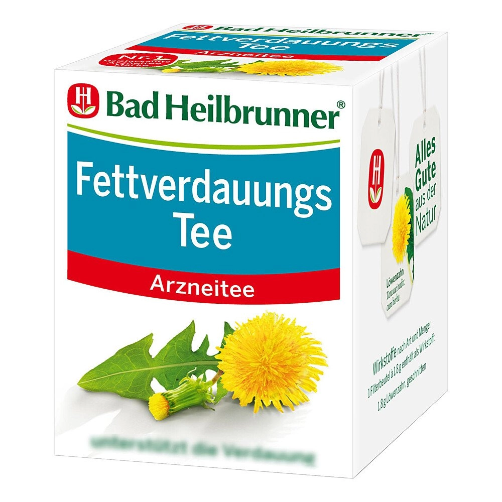 Bad Heilbrunner Tee Fettverdauung Filterbeutel