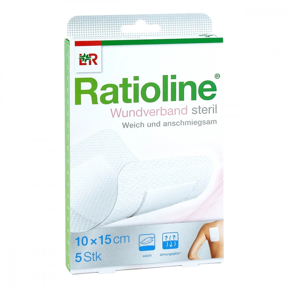 Ratioline Wundverband 15x10 cm steril