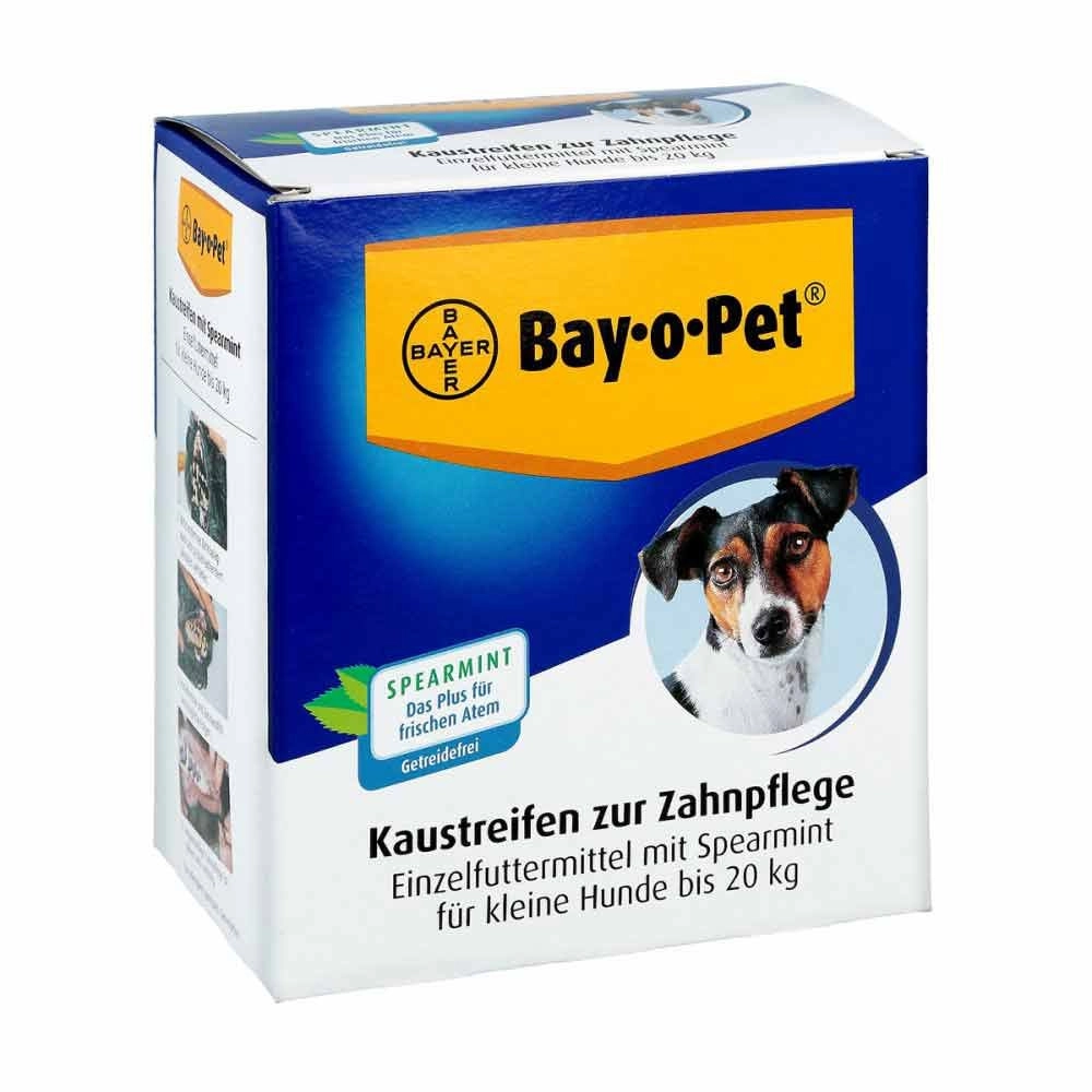 Bay O Pet Zahnpflege Kaustreifen Spearmint für kleine Hunde