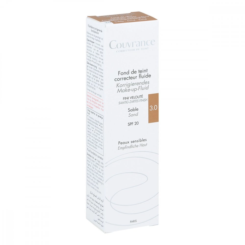 Avene Couvrance korrigier.Make up Fluid sand