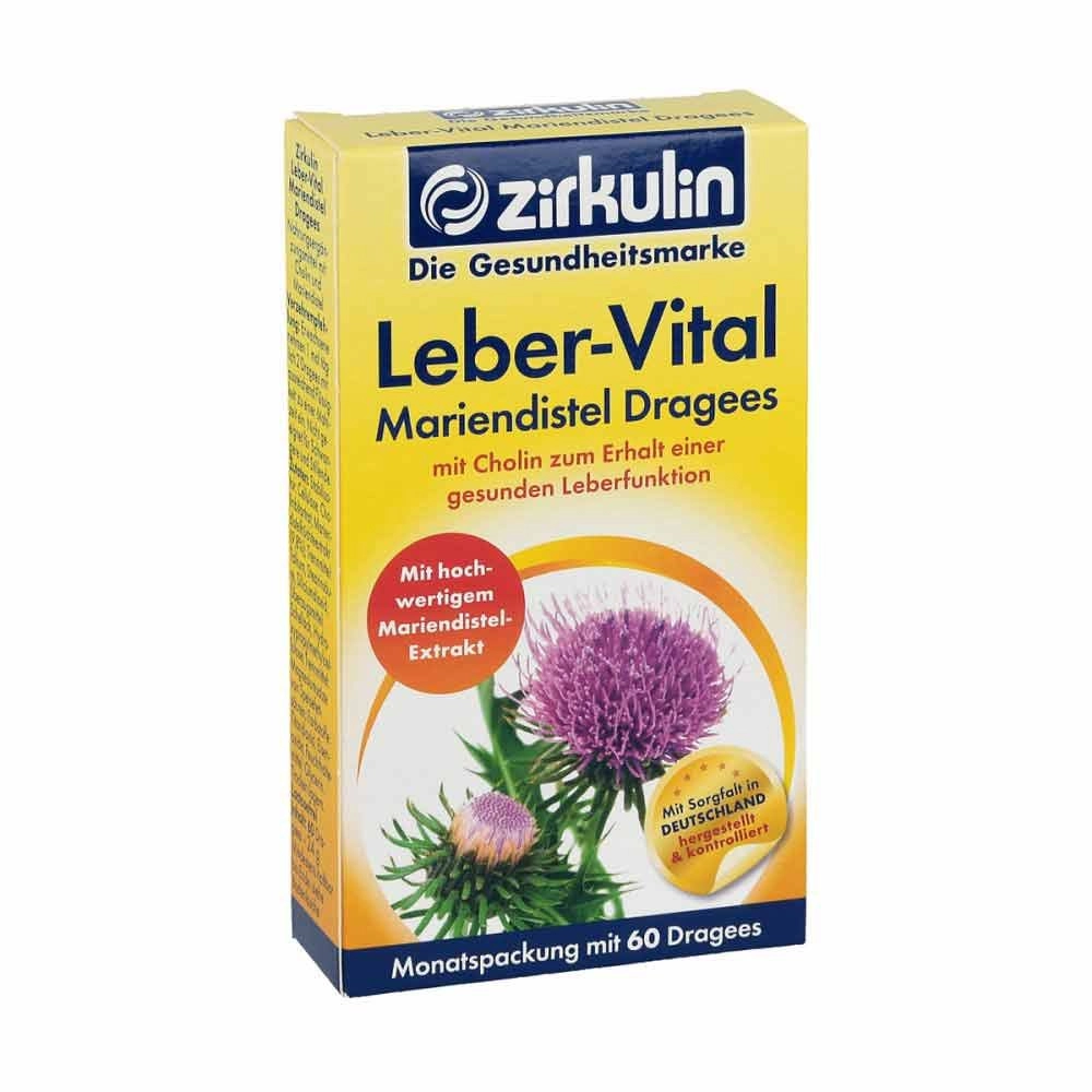 Zirkulin Leber-vital Mariendistel Dragees
