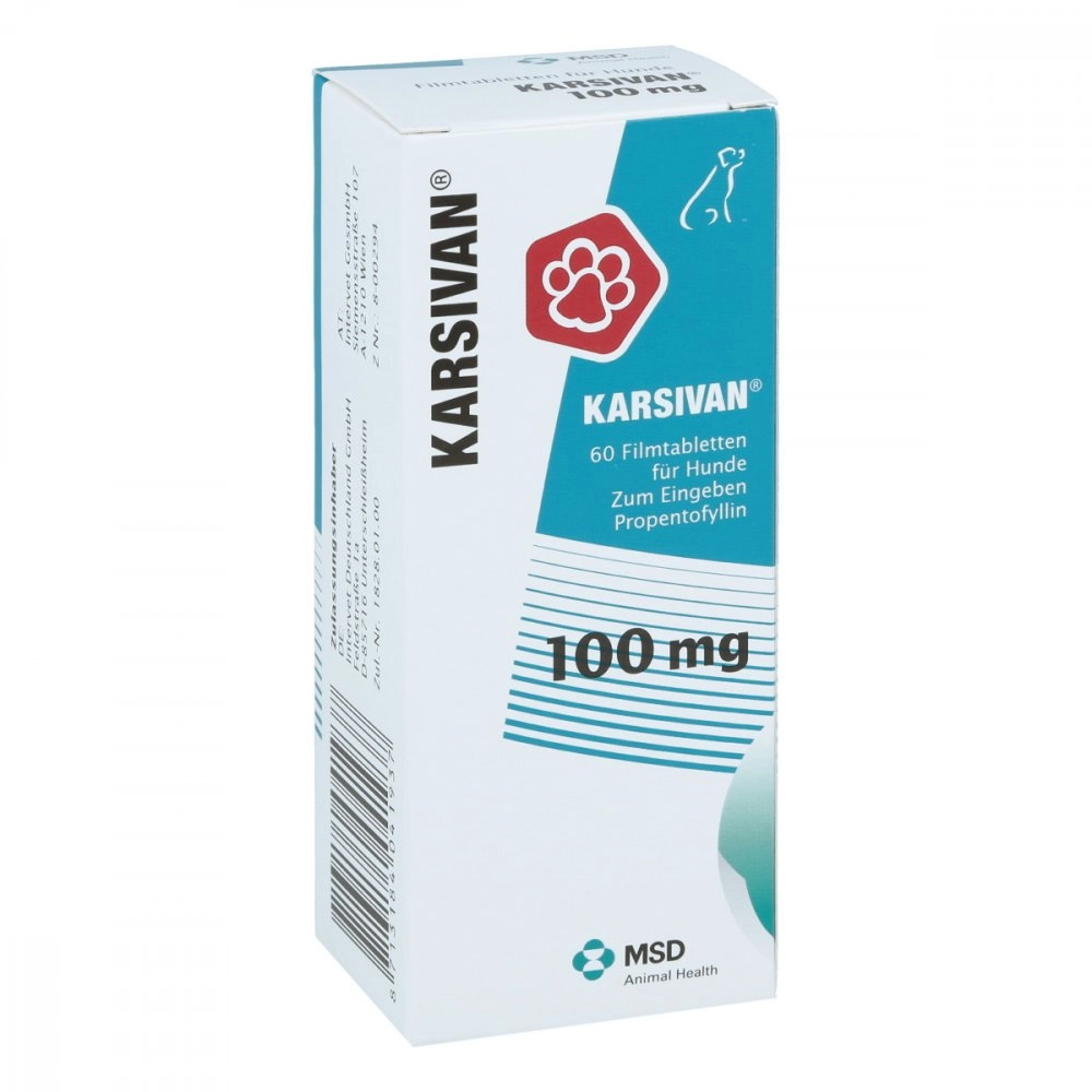 Karsivan 100 veterinär Filmtabletten