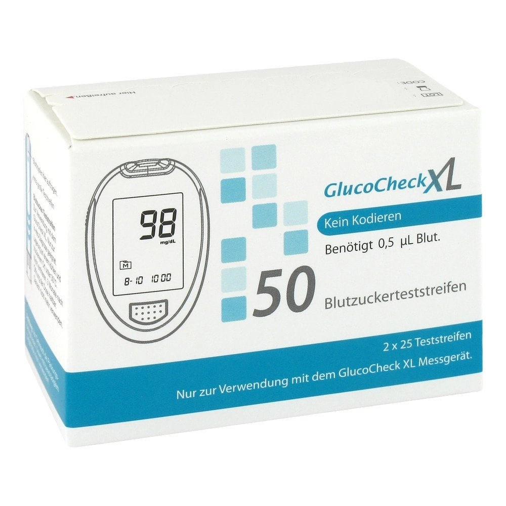 Gluco Check Xl Blutzuckerteststreifen