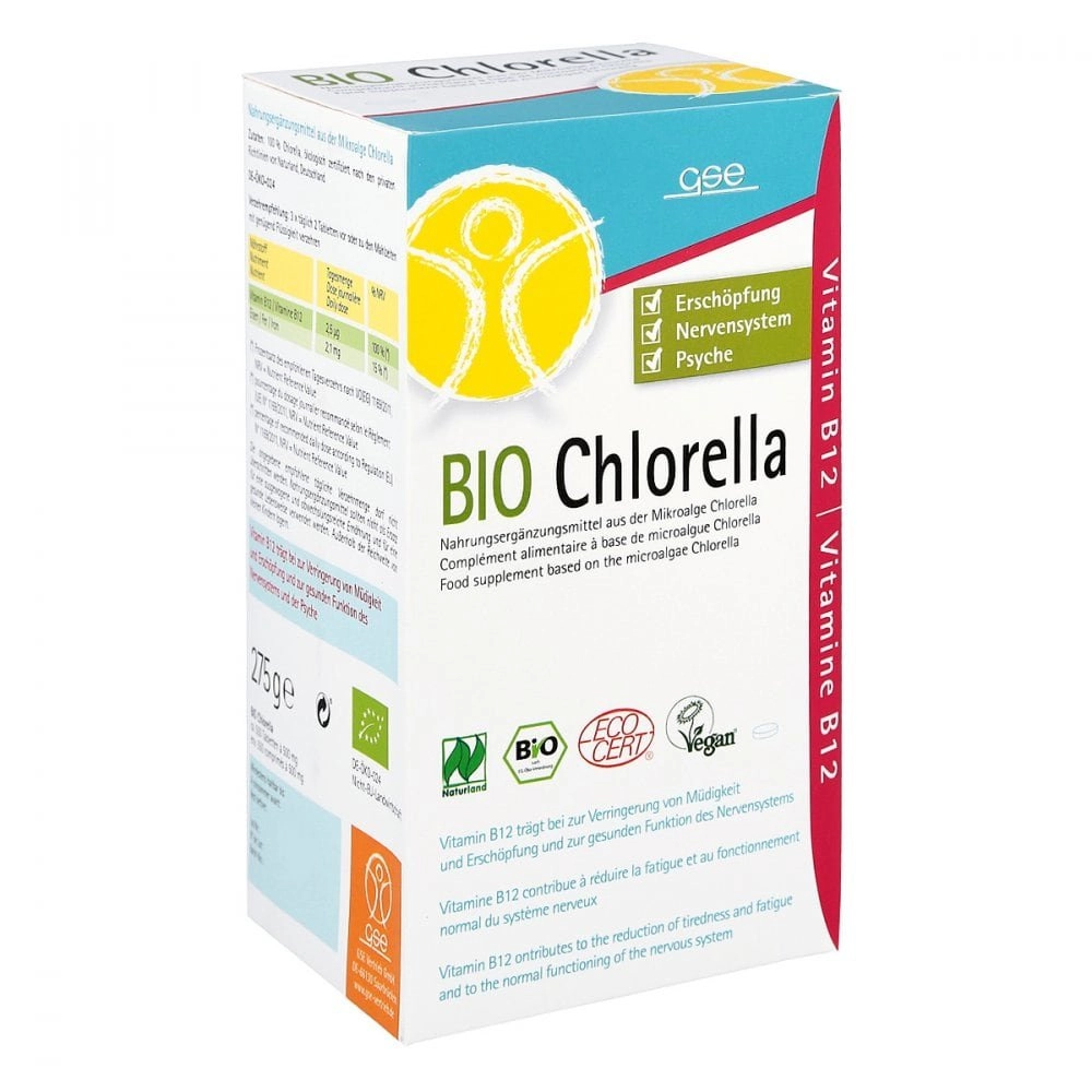 Chlorella 500 mg Bio Naturland Tabletten