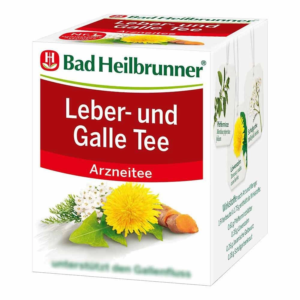 Bad Heilbrunner Tee Leber und Galle Filterbeutel