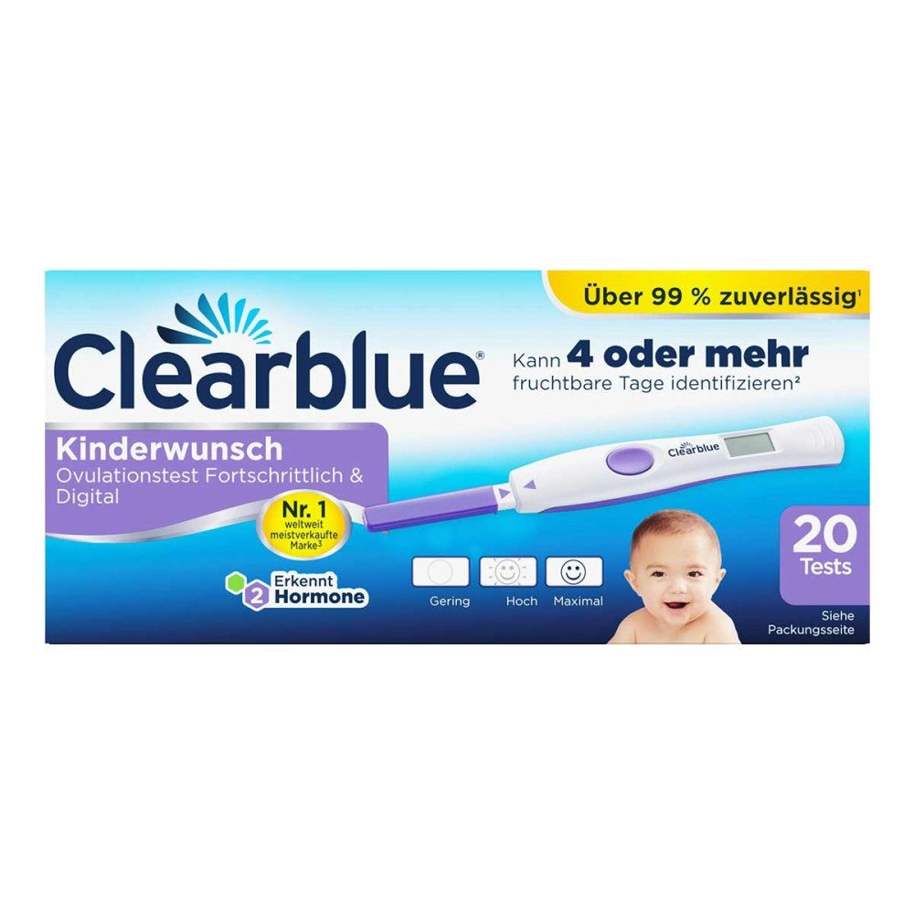 Clearblue Ovulationstest fortschrittlich & digital