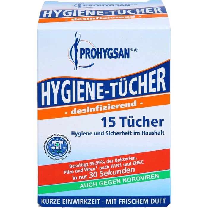 PROHYGSAN Hygiene Tücher AF desinfizierend 15 St.
