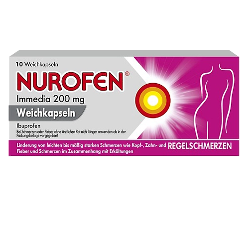 NUROFEN Immedia 200 mg Weichkapseln 10 St.