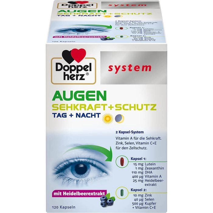 DOPPELHERZ Augen Sehkraft+Schutz system Kapseln 120 St.