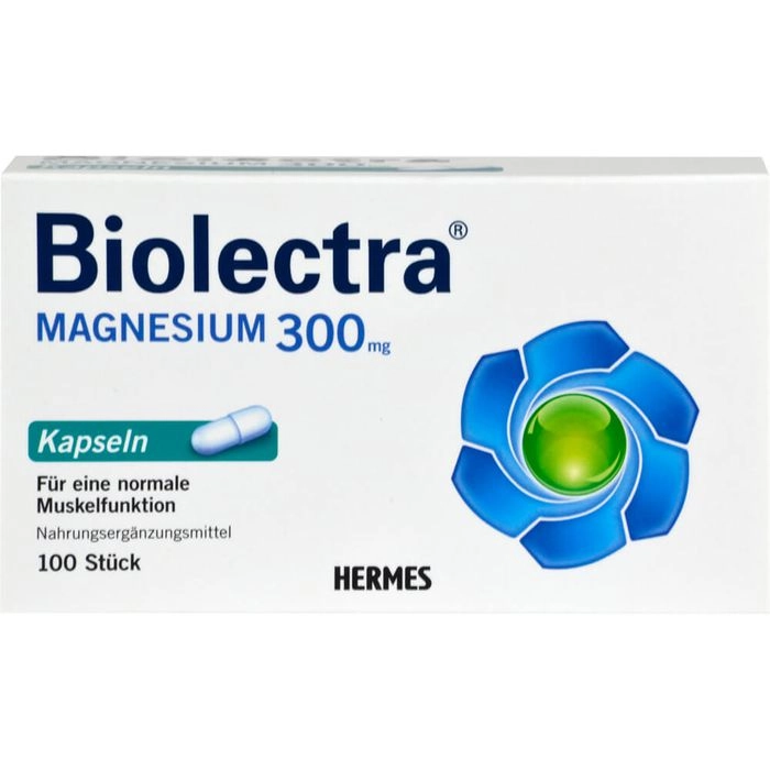 BIOLECTRA Magnesium 300 mg Kapseln 100 St.