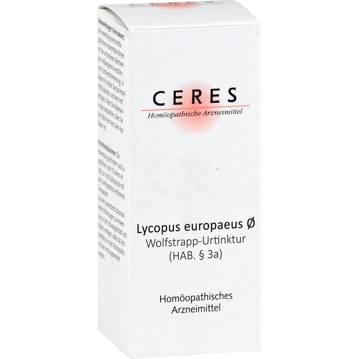 CERES Lycopus europaeus Urtinktur 20 ml