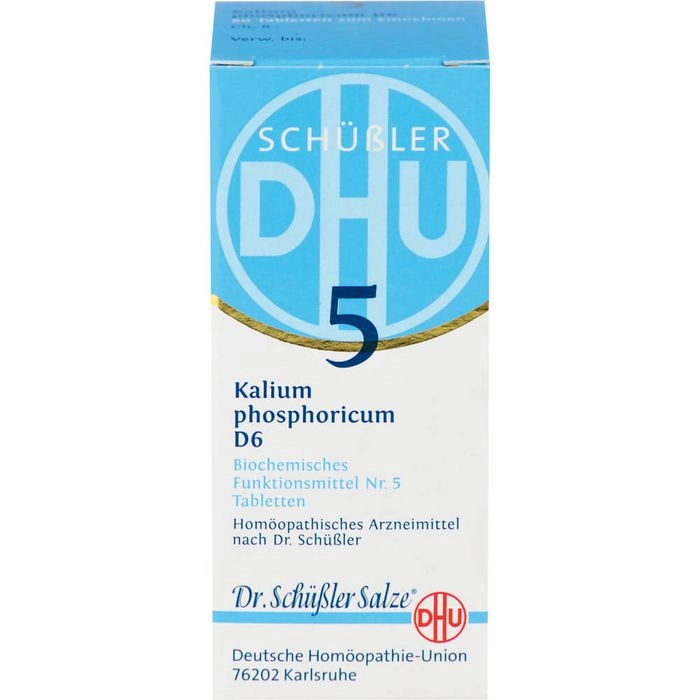 BIOCHEMIE DHU 5 Kalium phosphoricum D 6 Tabletten 80 St.