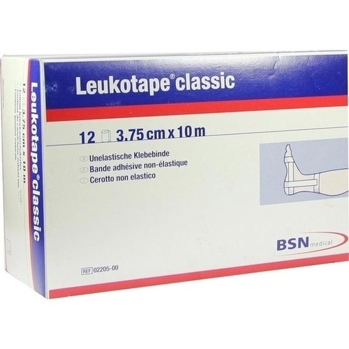 LEUKOTAPE Classic 3,75 cmx10 m weiß 12 St.