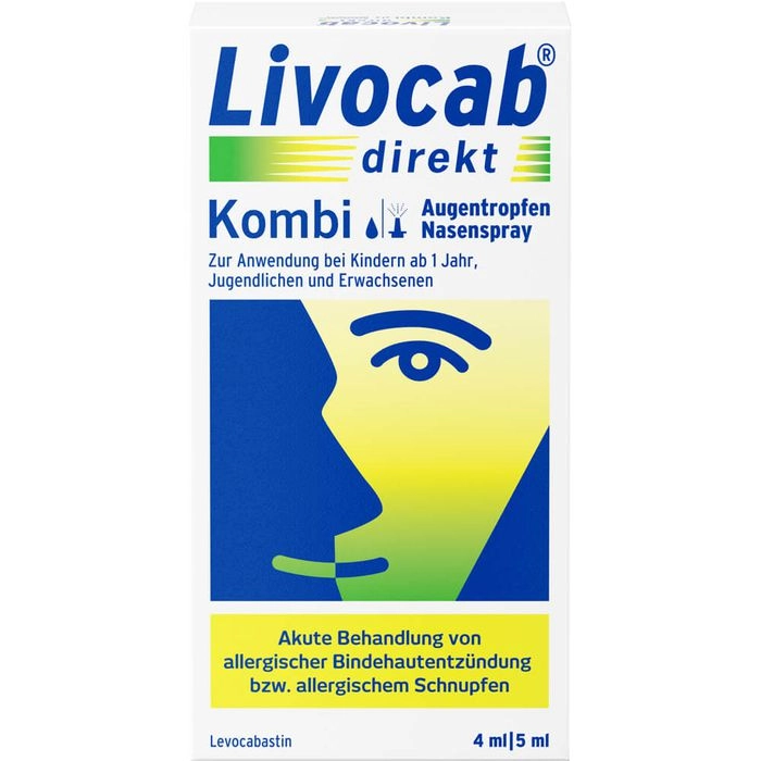 LIVOCAB direkt Kombi 4 ml Augentr.+ 5 ml Nasenspray 1 P