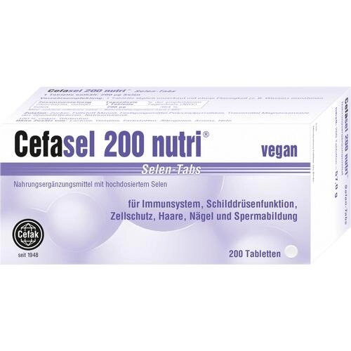 CEFASEL 200 nutri Selen-Tabs 200 St.