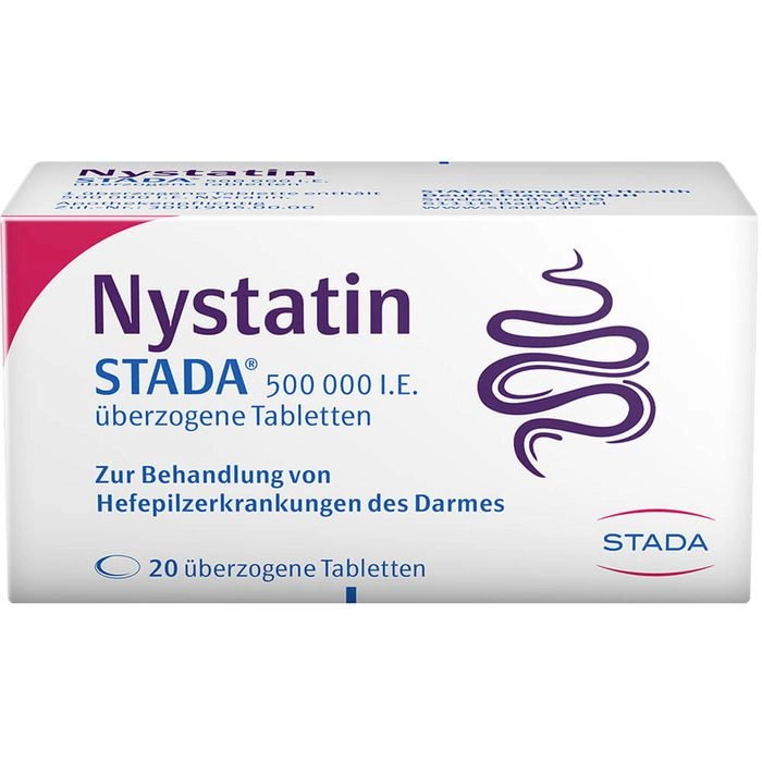 NYSTATIN STADA 500.000 I.E. überzogene Tab. 20 St.