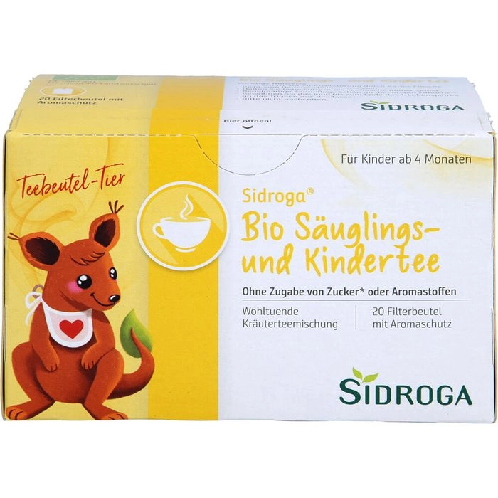 SIDROGA Bio Säuglings- und Kindertee Filterbeutel 26 g