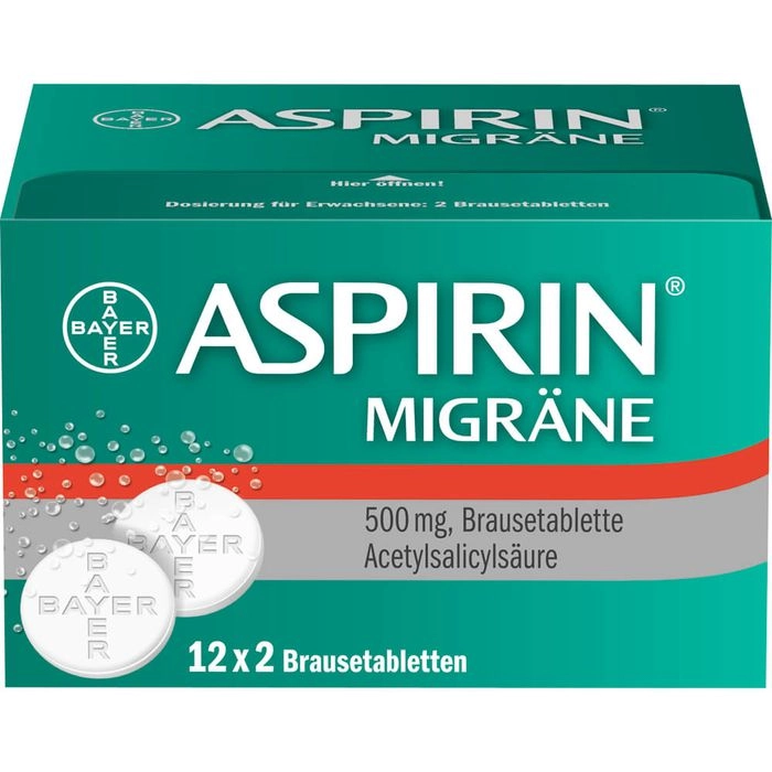 ASPIRIN MIGRÄNE Brausetabletten 24 St.