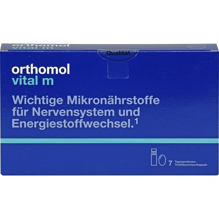 ORTHOMOL Vital M Trinkfläschchen/Kaps.Kombipack. 7 St.