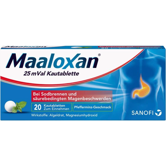 MAALOXAN 25 mVal Kautabletten 20 St.