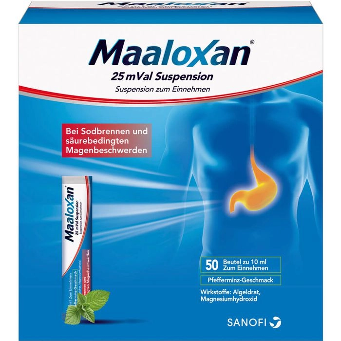 MAALOXAN 25 mVal Suspension 500 ml