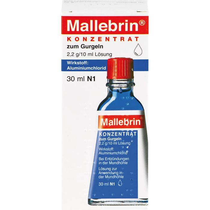 MALLEBRIN Konzentrat zum Gurgeln 30 ml