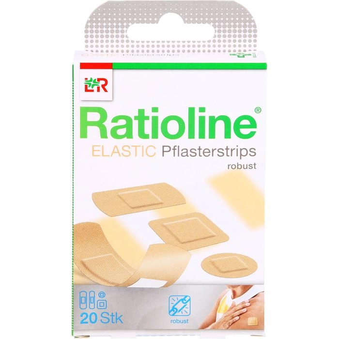 RATIOLINE elastic Pflasterstrips in 4 Größen 20 St.