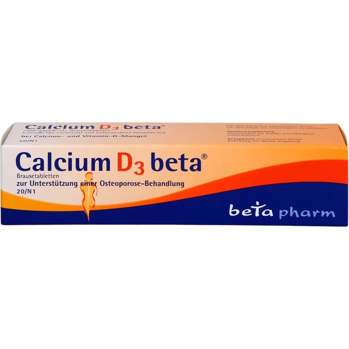 CALCIUM D3 beta Brausetabletten 20 St.