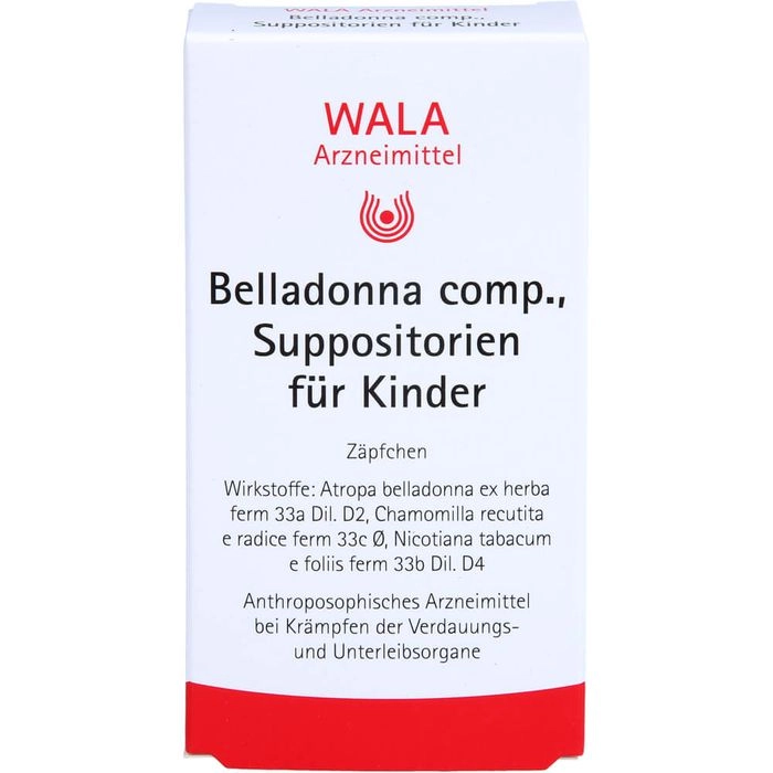 BELLADONNA COMP.Kindersuppositorien 10 g