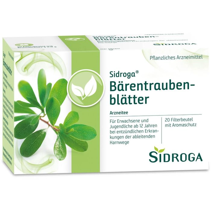 SIDROGA Bärentraubenblättertee Filterbeutel 40 g