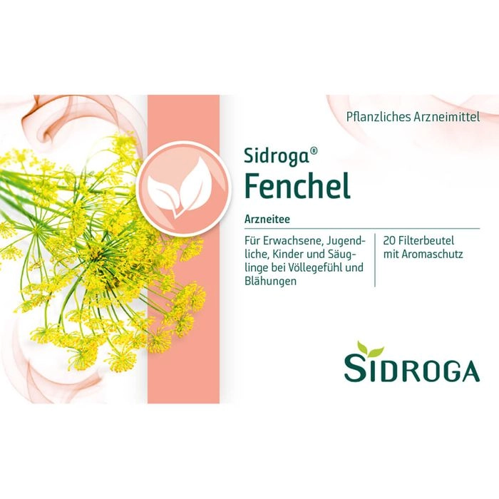 SIDROGA Fenchel Tee Filterbeutel 40 g