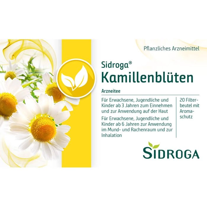 SIDROGA Kamillenblüten Tee Filterbeutel 30 g