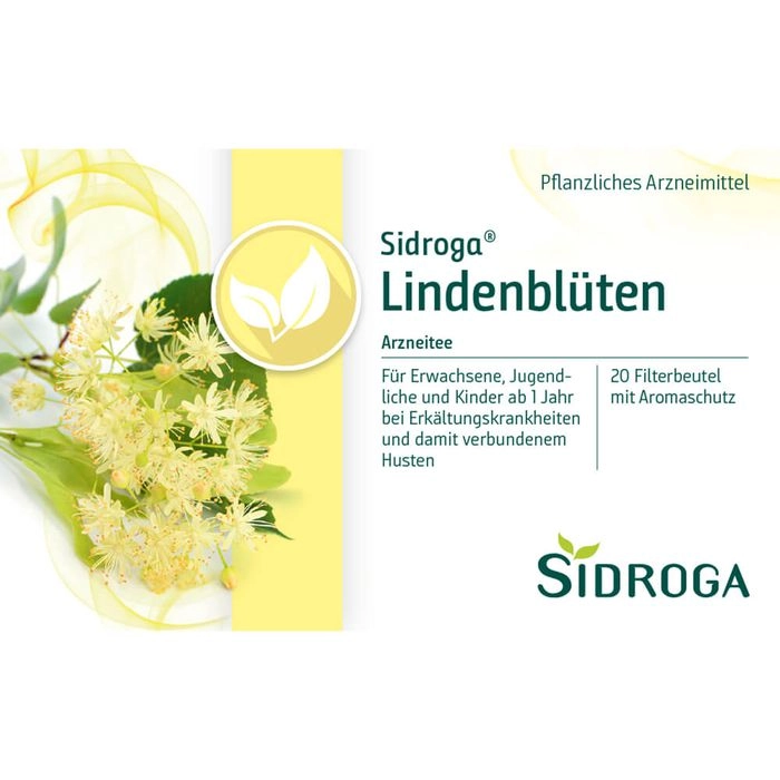 SIDROGA Lindenblüten Tee Filterbeutel 36 g