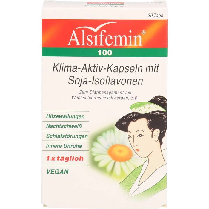 ALSIFEMIN 100 Klima-Aktiv m.Soja 1x1 Kapseln 30 St.