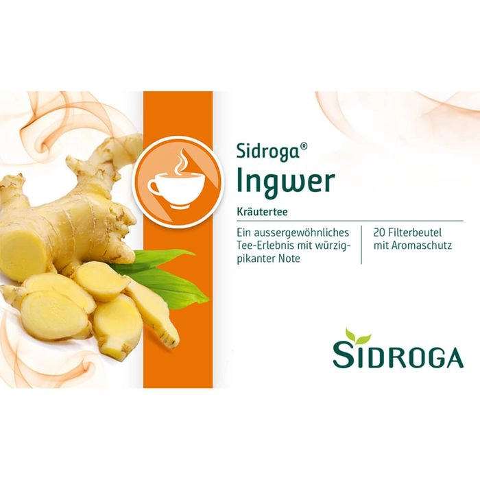 SIDROGA Ingwer Tee Filterbeutel 15 g