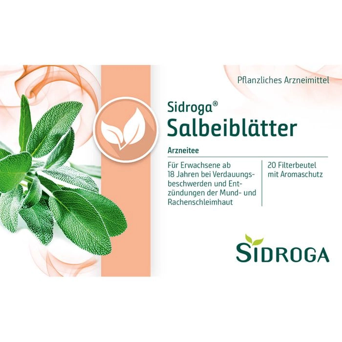 SIDROGA Salbeiblätter Tee Filterbeutel 30 g