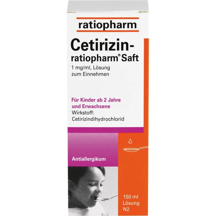 CETIRIZIN-ratiopharm Saft 150 ml