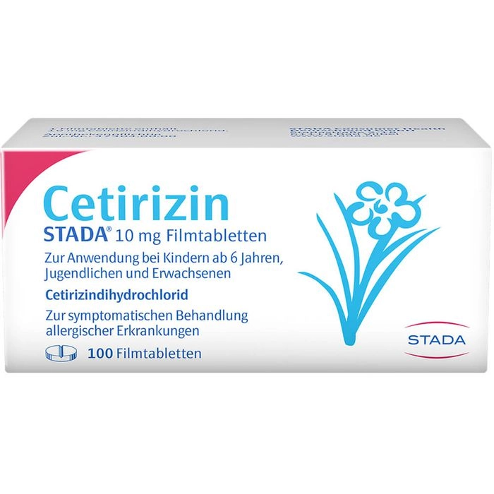 CETIRIZIN STADA 10 mg Filmtabletten 100 St.