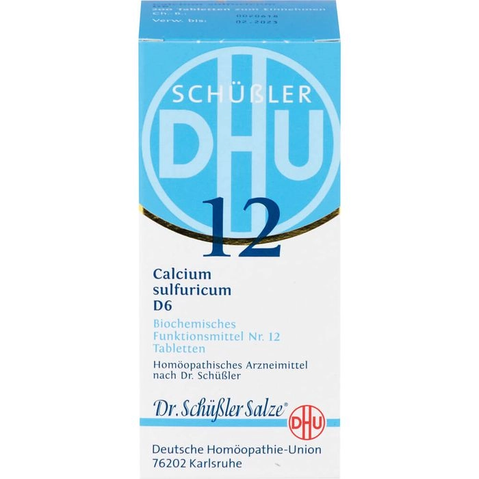 BIOCHEMIE DHU 12 Calcium sulfuricum D 6 Tabletten 200 St.