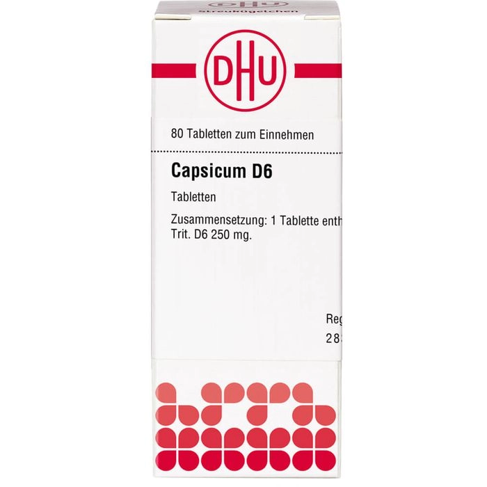 CAPSICUM D 6 Tabletten 80 St.