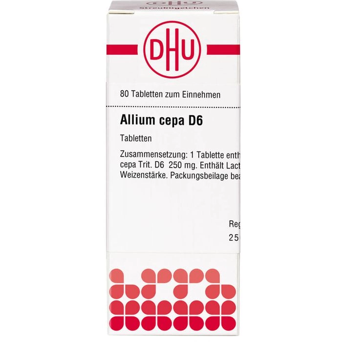 ALLIUM CEPA D 6 Tabletten 80 St.