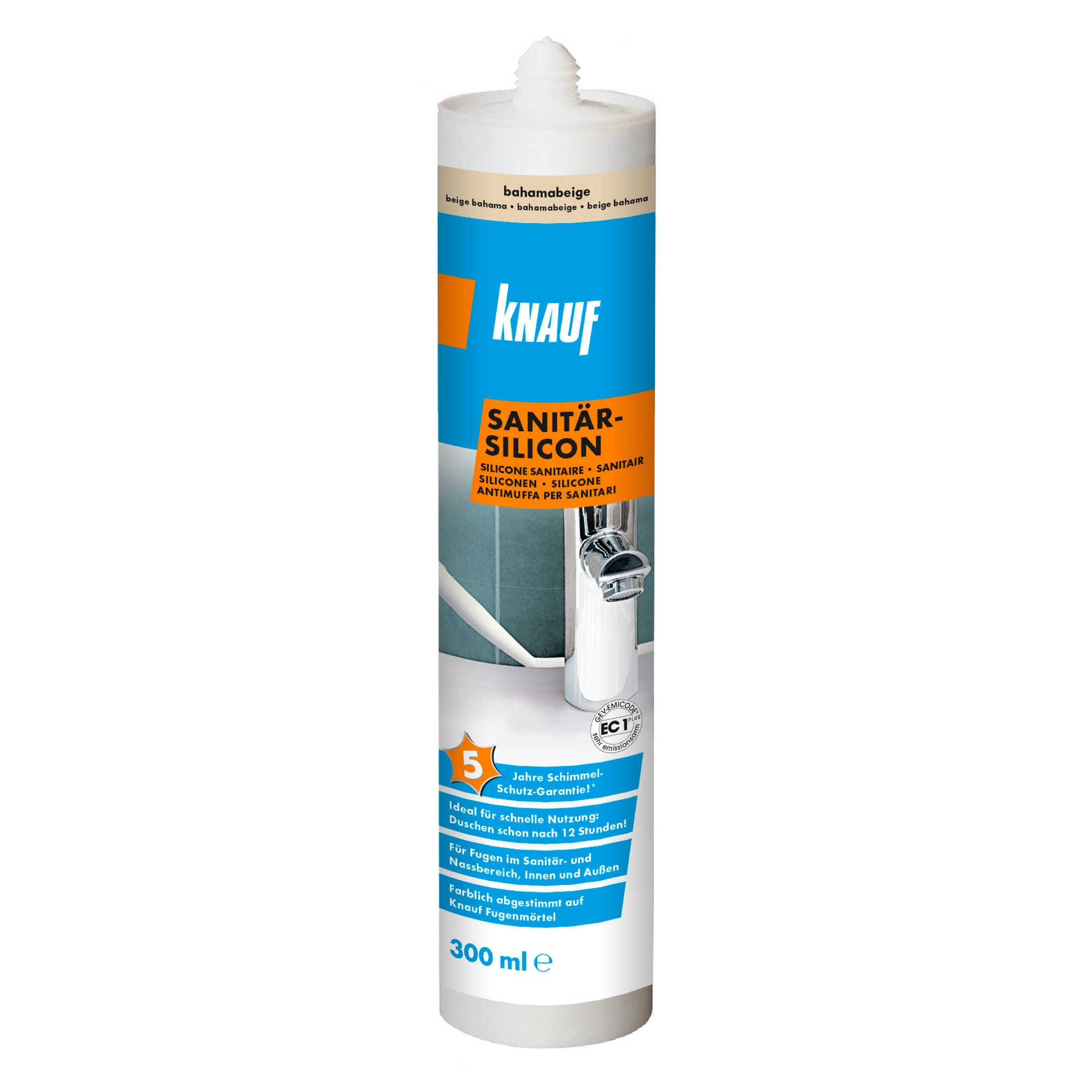 Knauf Sanitärsilikon bahamabeige 300 ml