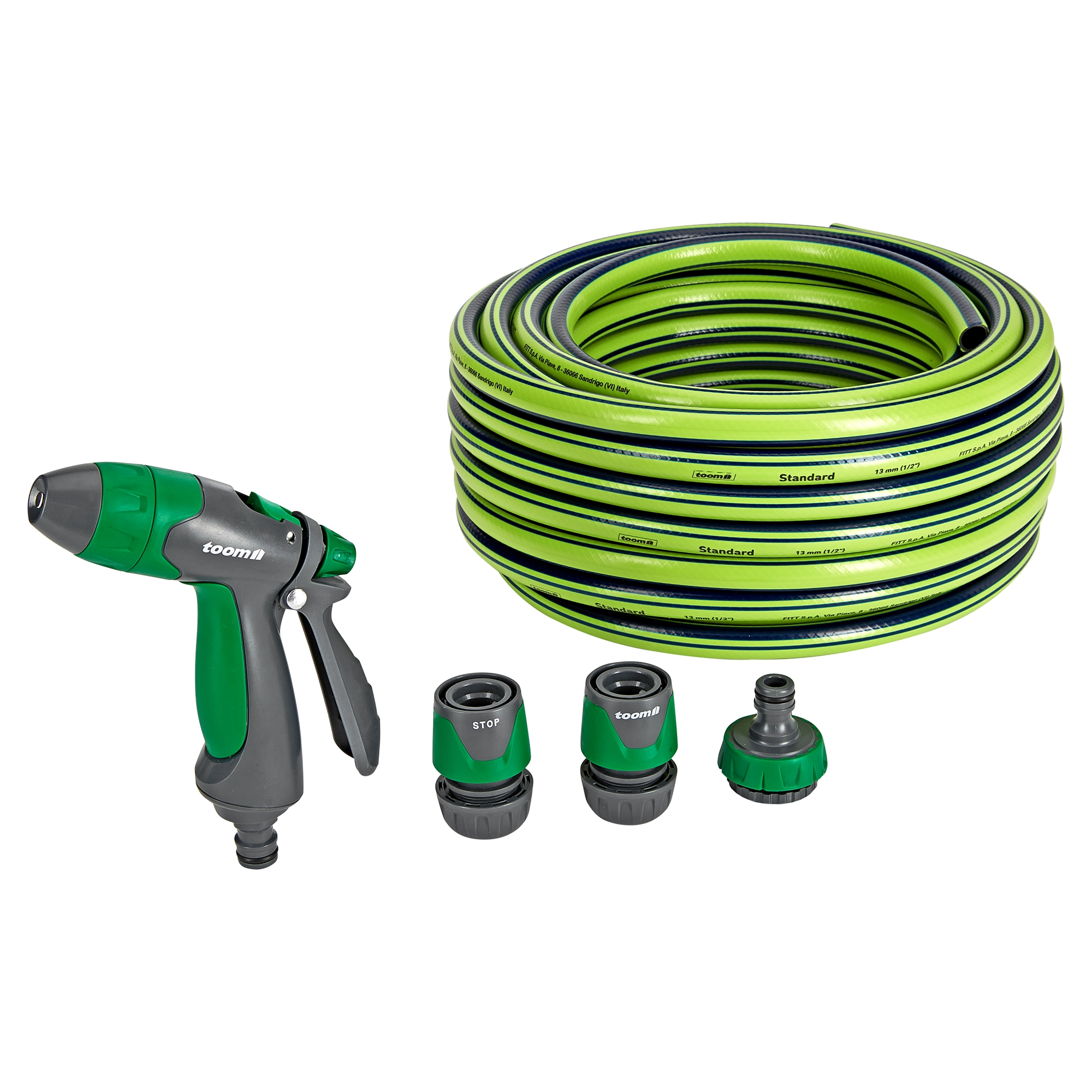 toom Gartenschlauch-Set 'Standard' grün Ø 13 mm (1/2"), 20 m