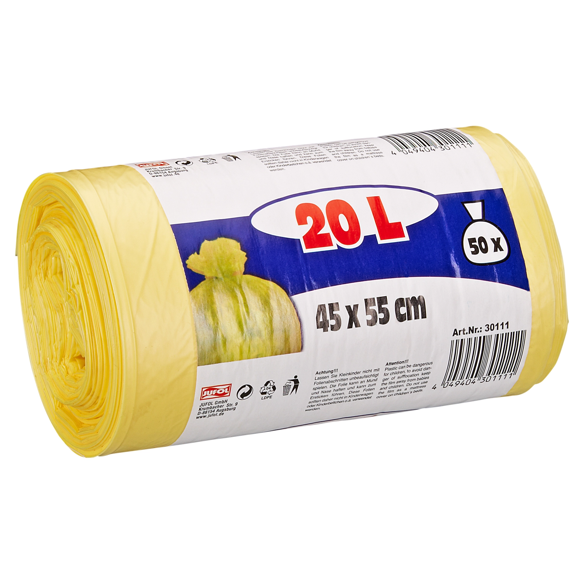 Jufol Müllbeutel 20 l 50 Stück