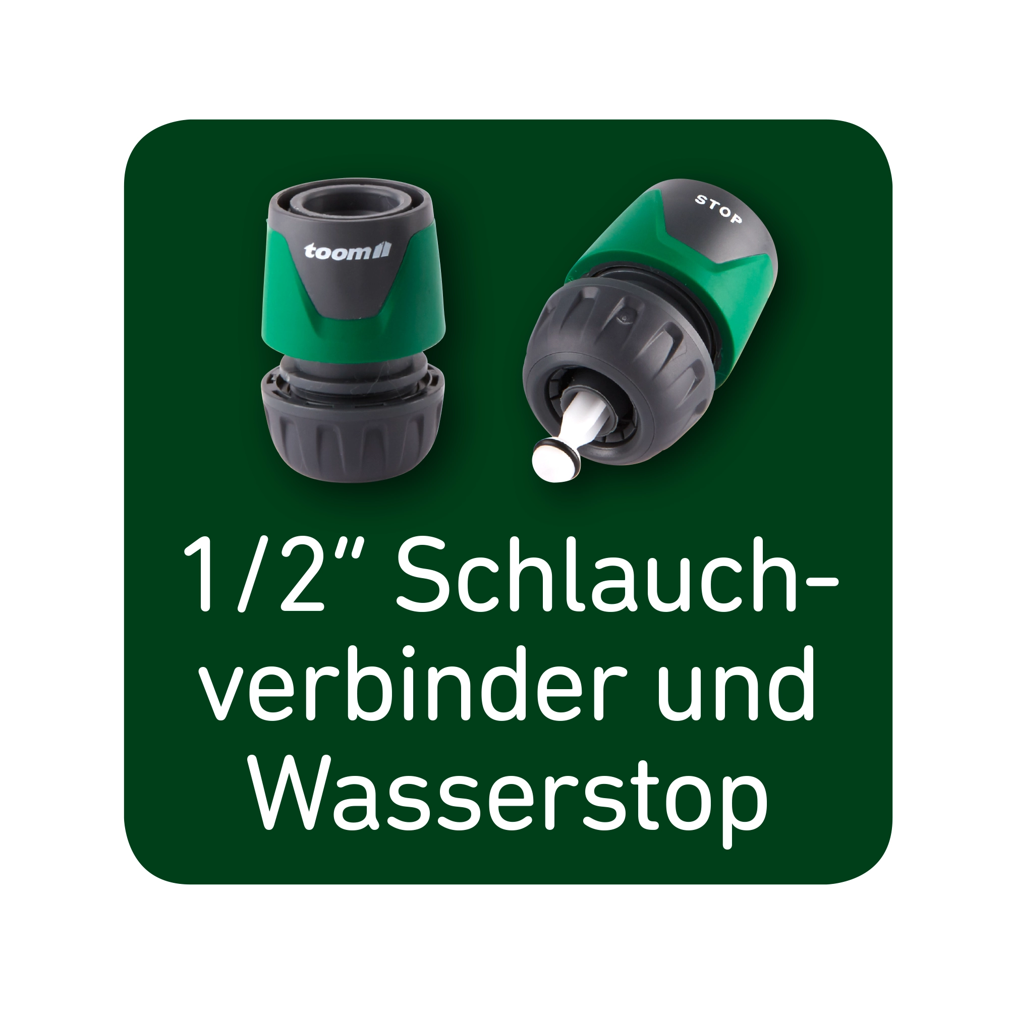 toom Gartenspritzen-Set 4-teilig 1/2" 13 mm