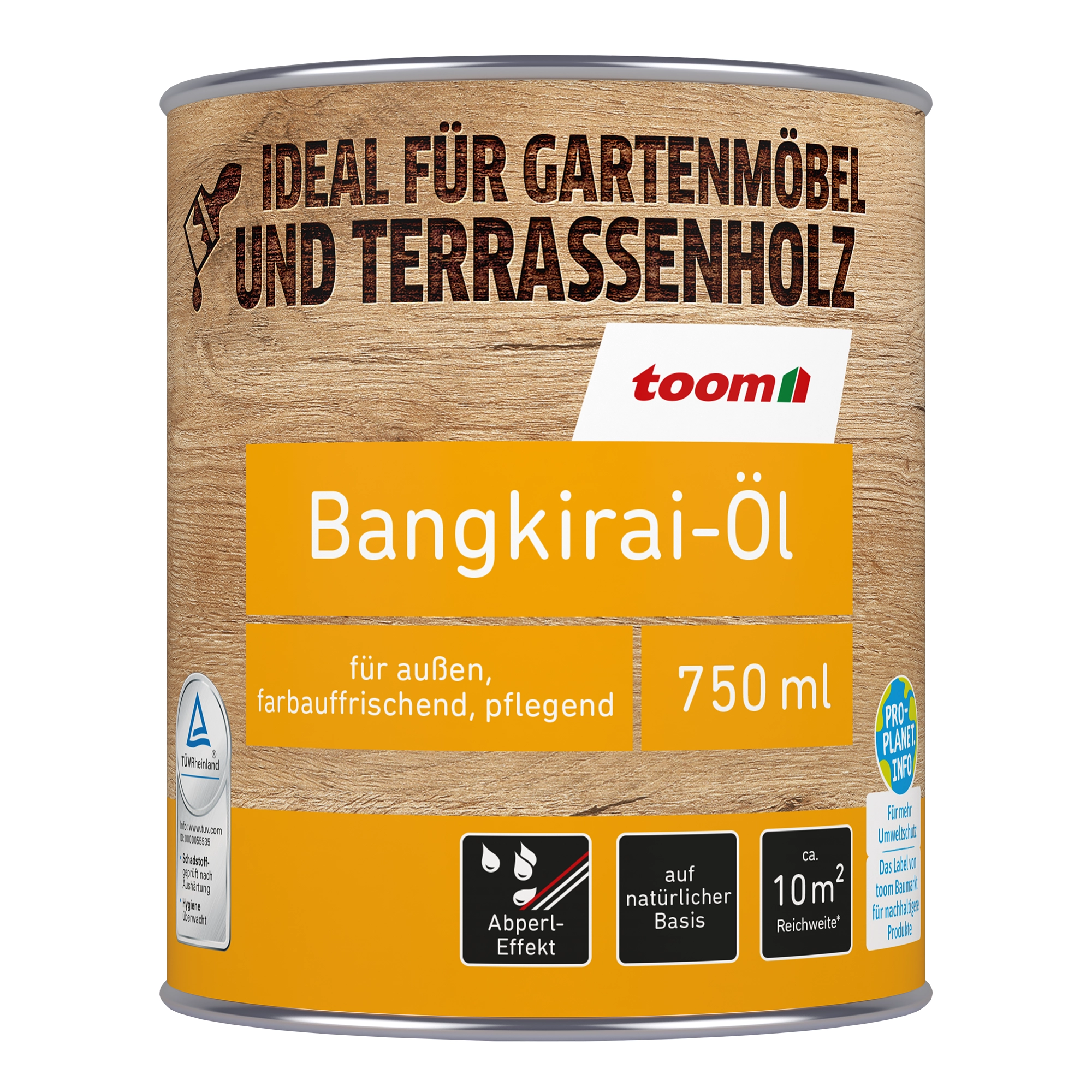 toom Bangkirai-Öl transparent 750 ml