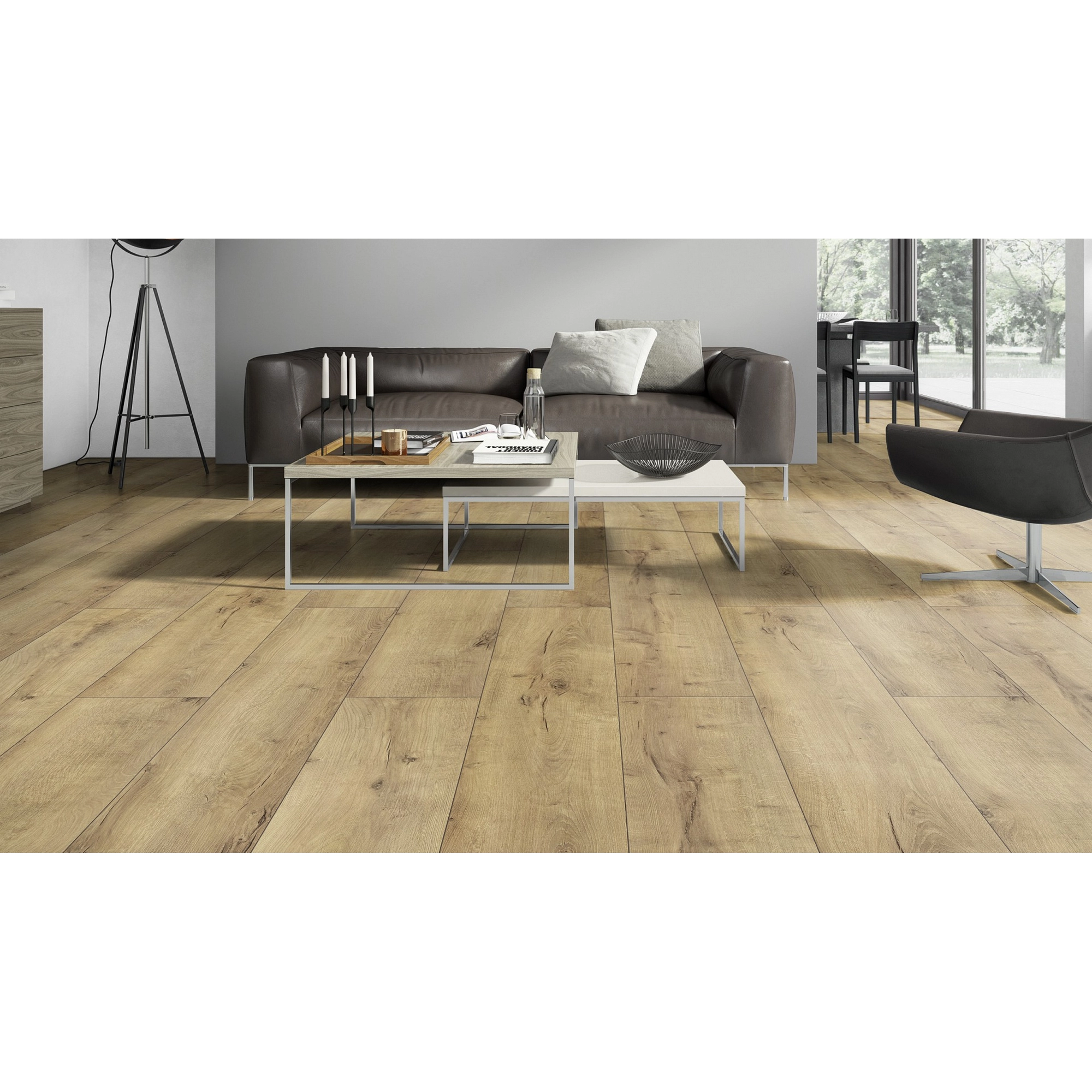 Classen Laminat '832-4 WR' wasserresistent Eiche natur-hell 8 mm