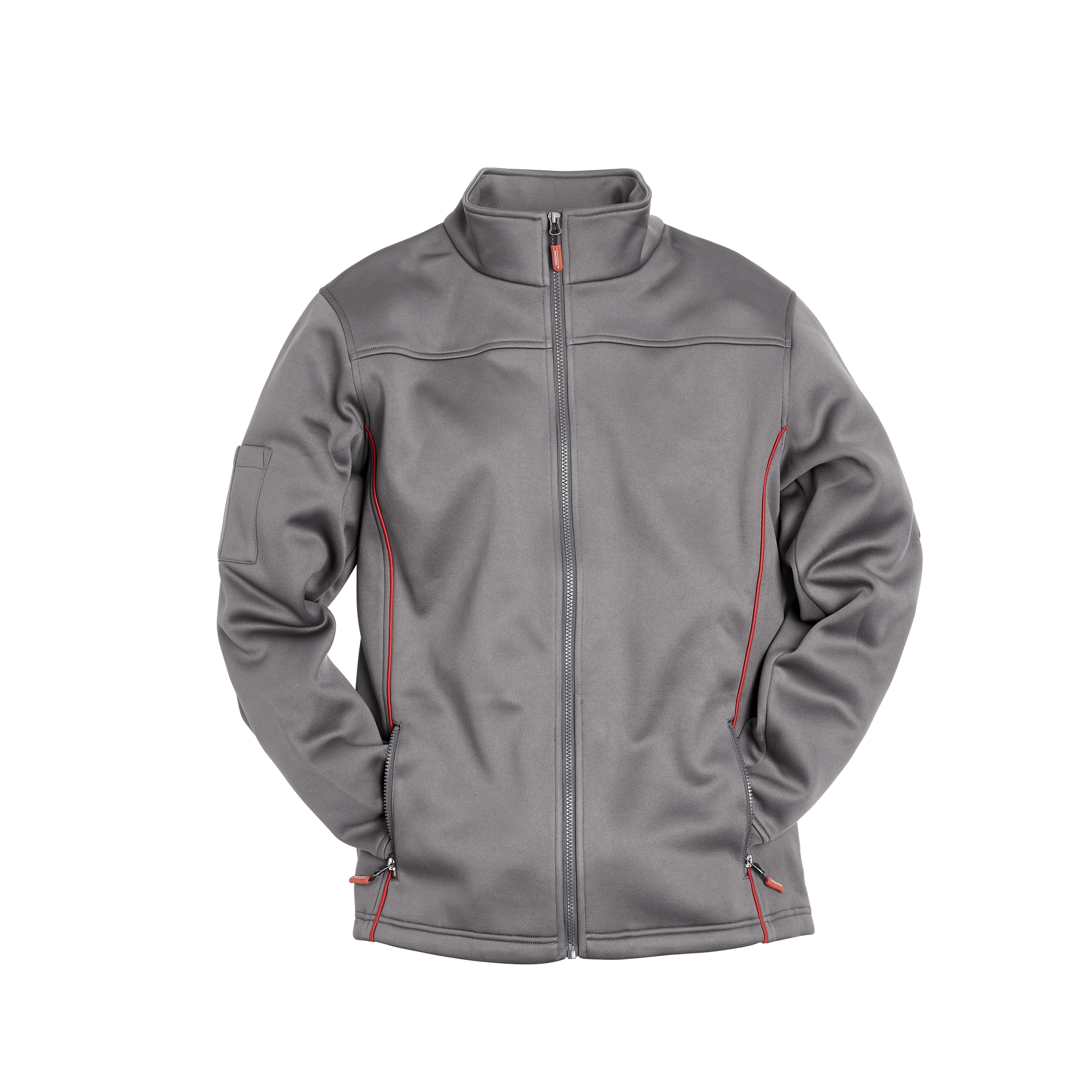 Bauhofer Arbeitsjacke mit Fleecefutter 'B-100' grau Größe XXL