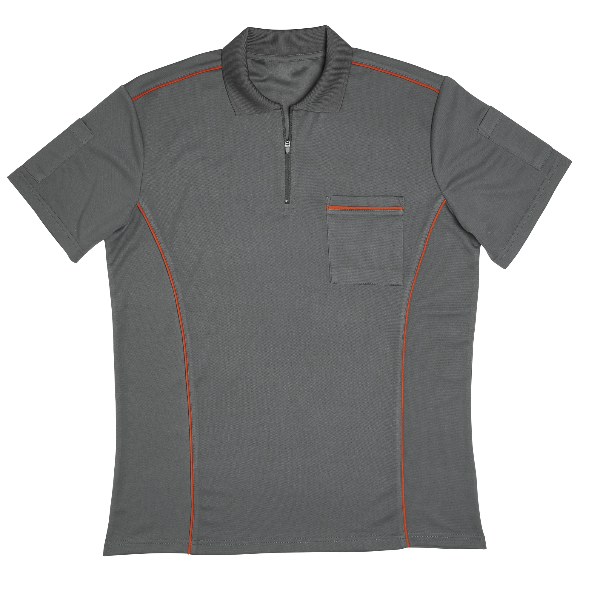 Bauhofer Poloshirt 'B-100' grau Größe L